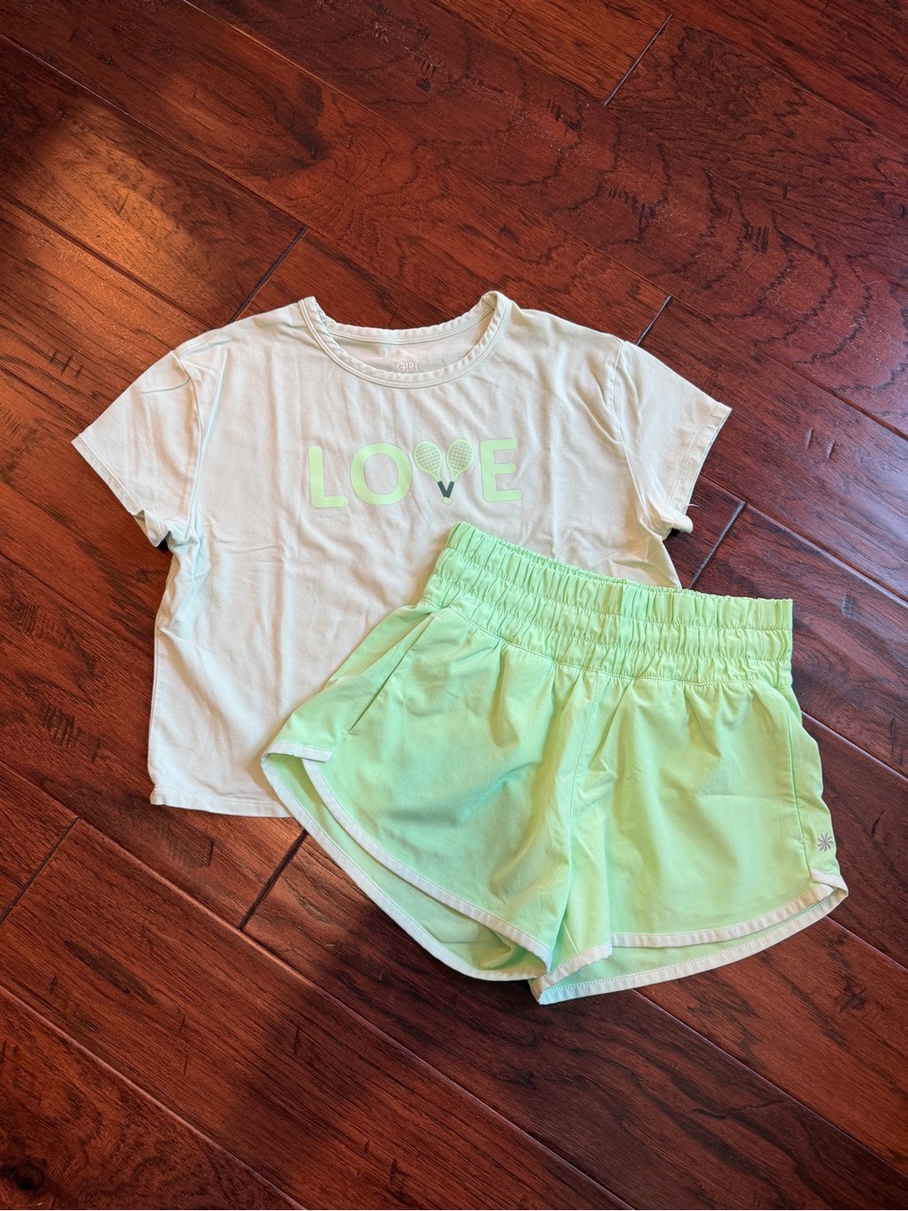 Athleta Girl Mint Green Set